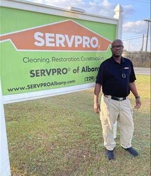 Antwon Stevenson, team member at SERVPRO of Albany and Americus