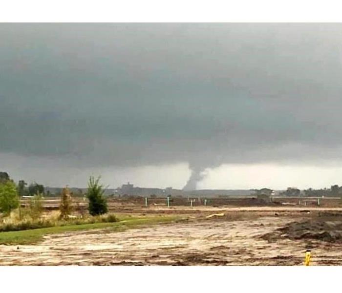 Tornado on Open Land
